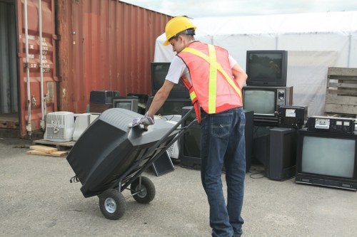 Reliable waste clearance services on a busy construction site in Victoria